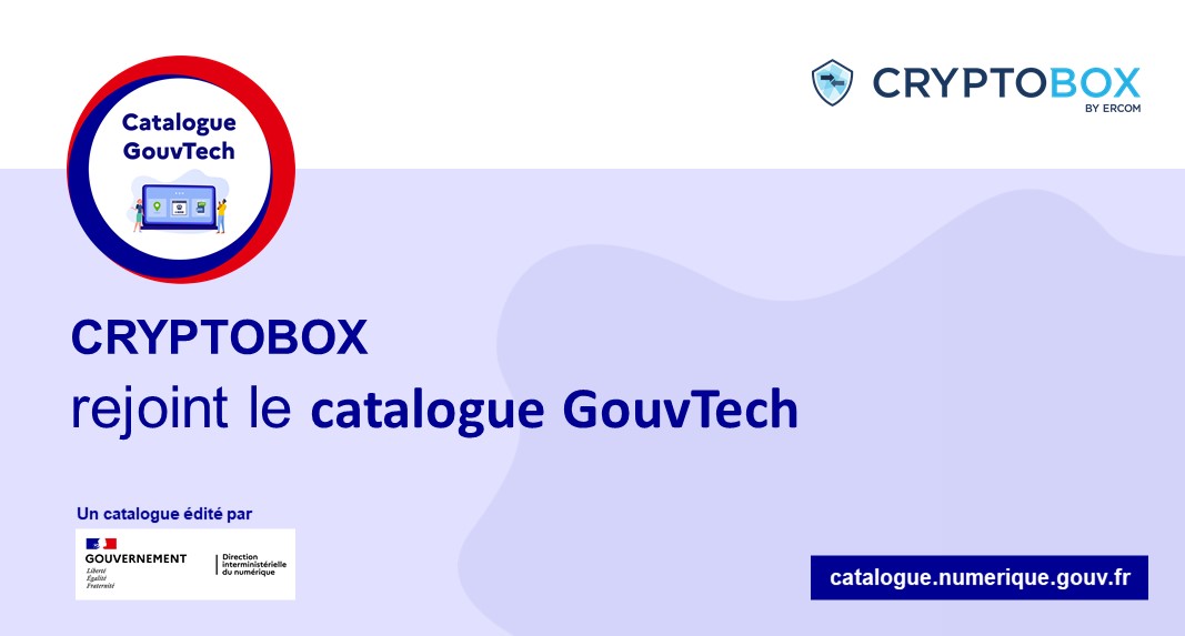 CRYPTOBOX entre au catalogue GouvTech pour accompagner les services publics dans leurs besoins en Cybersécurité